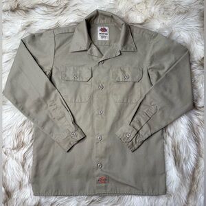 Dickies Kids Olive Shirt Jacket